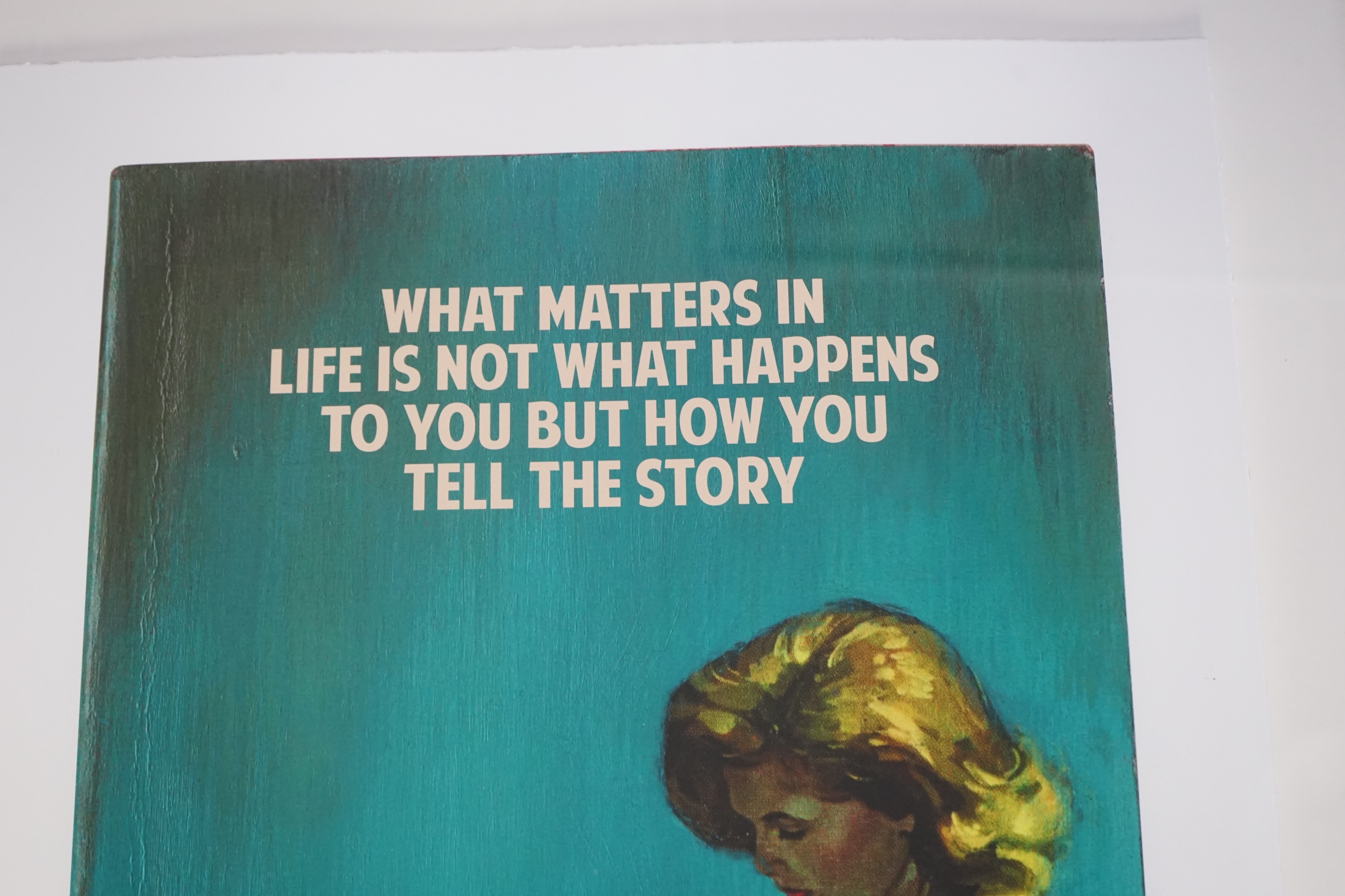 The Connor Brothers (British, b.1968), 'What matters in life is not what happens to you but how you tell the story', hand-embellished giclee print with silkscreen varnish on wove paper, sheet 75 x 50cm